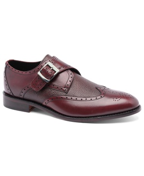 Men's Roosevelt III Single Monkstrap Wingtip Goodyear Dress Shoes