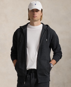 Men's Big & Tall Double-Knit Full-Zip Hoodie
