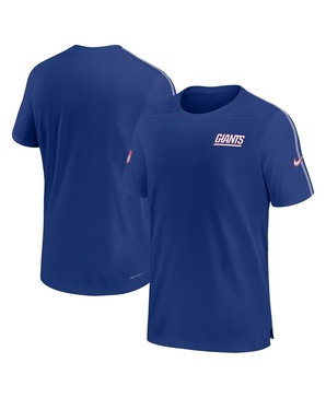 Men's Royal New York Giants 2024 Sideline Coach UV Performance T-Shirt