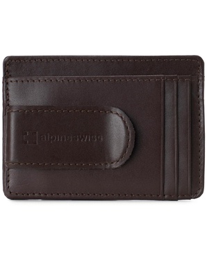 Mens RFID Safe Money Clip Minimalist Wallet ID Window Card Holder