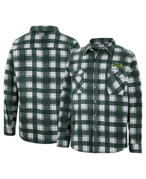 Men's Green NDSU Bison Ellis Full-Snap Jacket