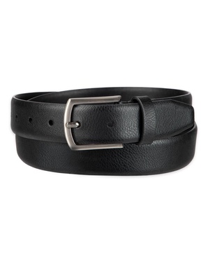 Men's Pebble Grain Feather Edge Dress Belt
