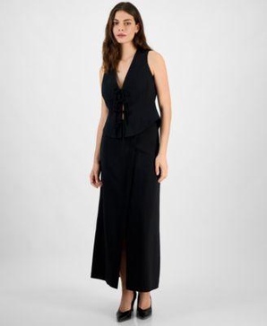 Women's Tie-Front Vest & Maxi Skirt, Exclusively at Macy's
