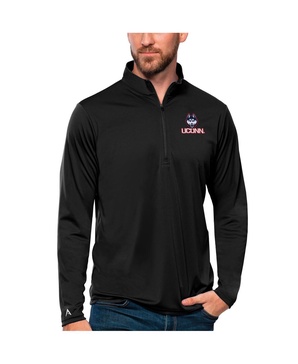 Men's Black UConn Huskies Tribute Quarter-Zip Top