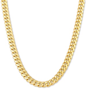 Miami Cuban Link 22" Chain Necklace (6mm) in 10k Gold