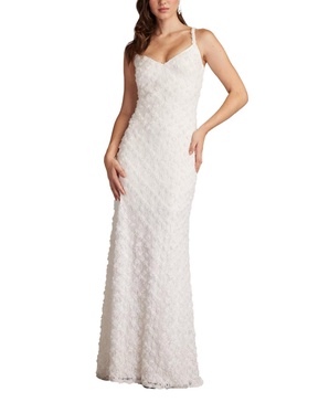 Women's Erma 3D Floral Spaghetti Strap Gown
