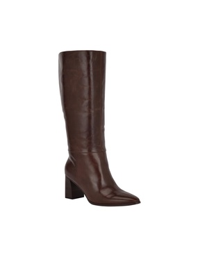 Women's Dawna Block Heel Knee High Tall Shaft Boots