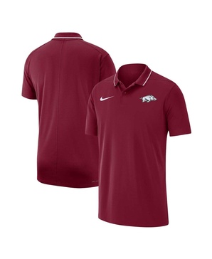 Men's Cardinal Arkansas Razorbacks 2023 Coaches Performance Polo Shirt