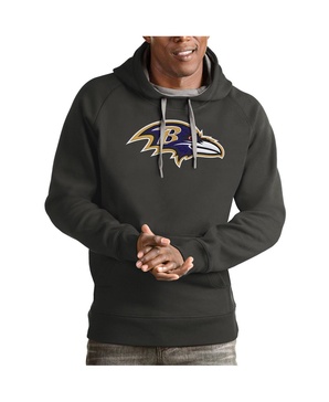 Men's Charcoal Baltimore Ravens Victory Pullover Hoodie
