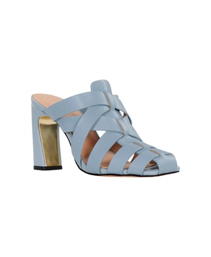 Women's The Puebla Fisherman Square Toe Heel Mules
