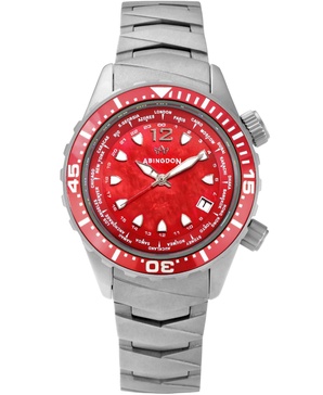 Women's Marina Diver's Multifunctional Titanium Bracelet Watch 40mm