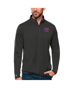 Men's Charcoal Washington Huskies Tribute Quarter-Zip Top