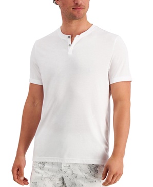 Men's Solid Henley, Created for Macy's