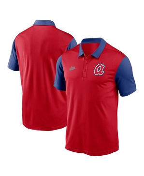 Men's Red Atlanta Braves Franchise Cooperstown Collection Polo Shirt