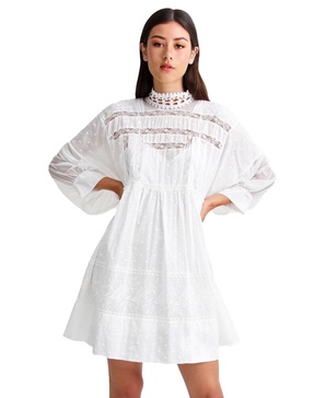 Unforgettable Oversized Lace Mini Dress