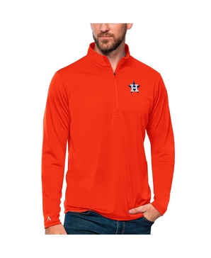 Men's Orange Houston Astros Tribute Quarter-Zip Pullover Top