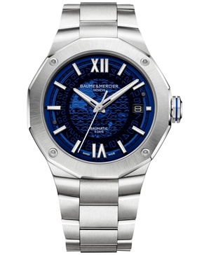 Men's Swiss Automatic Riviera Stainless Steel Bracelet Watch 42mm