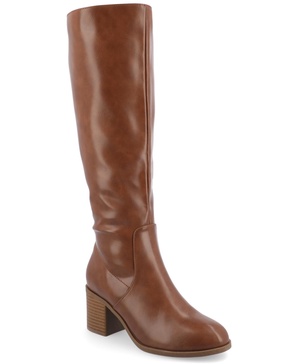 Women's Romilly Round Toe Block Heel Knee High Boots