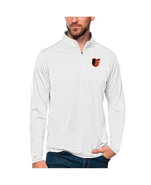 Men's White Baltimore Orioles Tribute Quarter-Zip Pullover Top
