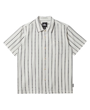 Men's Lunar Phases Casual Short Sleeve Shirt