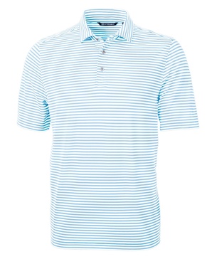 Big & Tall Virtue Eco Pique Stripe Recycled Polo Shirt