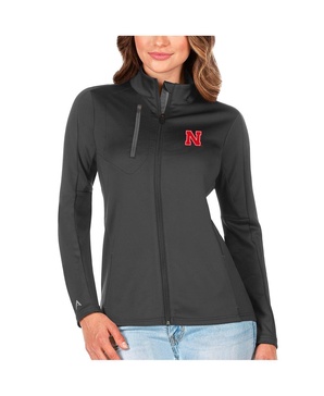 Women's Graphite/Silver Nebraska Huskers Generation Full-Zip Jacket