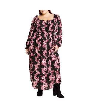 Plus Size Aurelia Print Dress