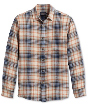 Men's Dawson Plaid Long Sleeve Button-Front Shirt