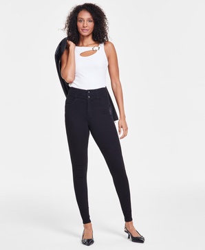 Women's Curvy High-Rise Skinny Jeans, Created for Macy's 