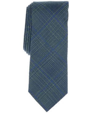 Men's Central Grid Tie, Created for Macy's