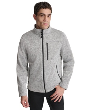 Men's Sweater-Knit Fleece Jacket 