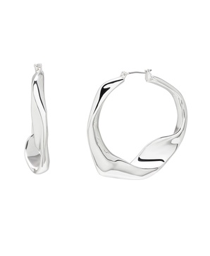Sculpted Large Hoop Earrings