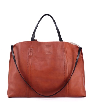 Women's Genuine Leather Forest Island Tote Bag
