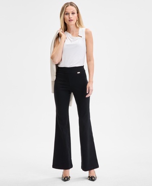 Women's Flared-Leg Pull-On Pants, Exclusively at Macy's