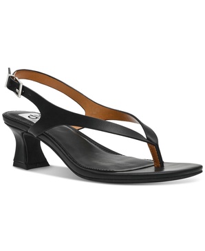 Women's Birdie Ankle-Strap Thong Heeled Dress Sandals