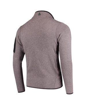 Men's Charcoal Detroit Lions Fortune Quarter-Zip Pullover Jacket