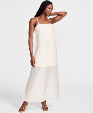 Women's Sheer Overlay Maxi Dress, Exclusively at Macy's