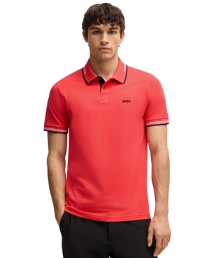 Men's Stretch-Cotton Slim-Fit Polo