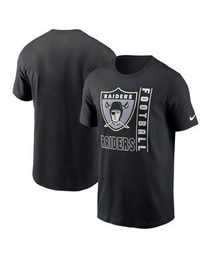 Men's Black Las Vegas Raiders Lockup Essential T-shirt