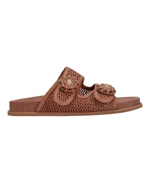 Women's Valena Woven Double Strap Flat Sandals
