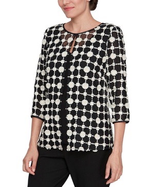 Women's Embellished 3/4-Sleeve Jacket