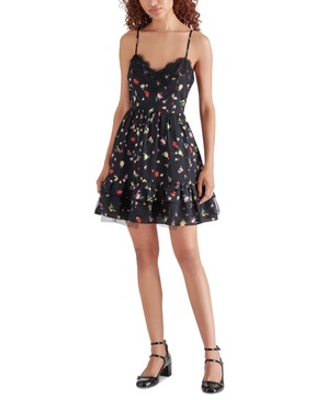 Women's Yasmina V-Neck Lace-Trim Dress