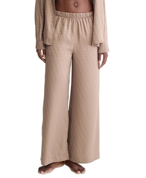 Women's Satin Jacquard Sleep Pants QS7304