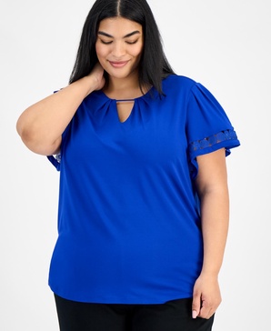 Plus Size Harmony Bell-Sleeve Top