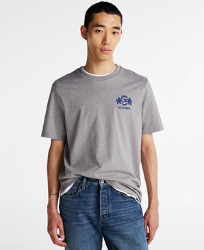 Men's Embroidered Logo Crest T-Shirt
