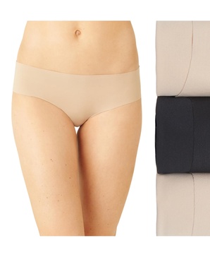 Women's 3-Pk. b.bare Cheeky Tanga Underwear 970467