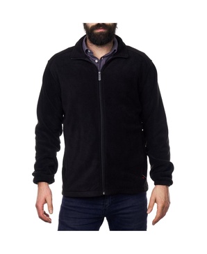 Trent Mens Full Zip Up Fleece Jacket Soft Casual Warm Zipper Coat