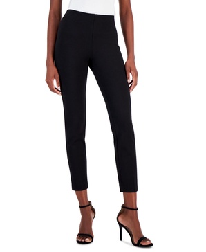 Petite Pull-On Compression Slim Ankle Pants