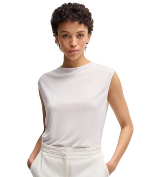 Women's High Neck Sleeveless T-Shirt