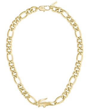 Women's Crocodile IP Plated Necklace